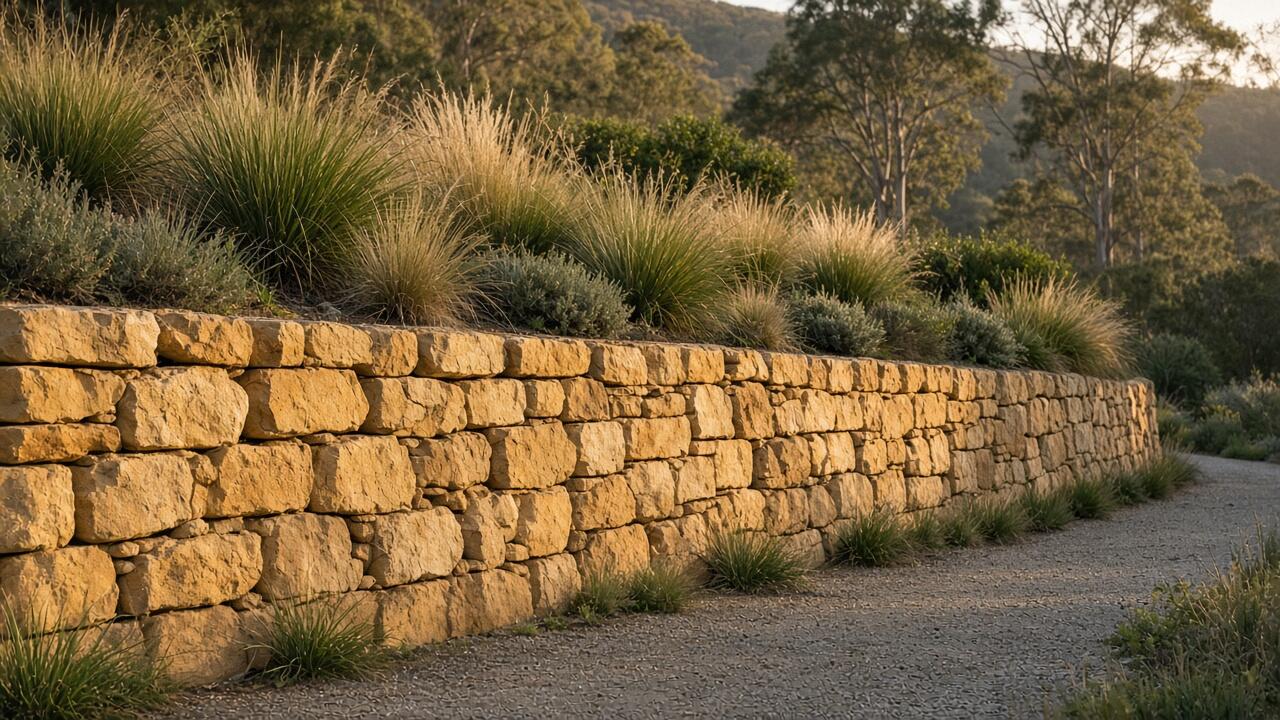 Sandstone Retaining Walls